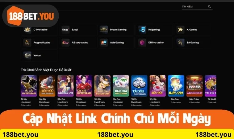 Cập nhật link chính chủ mỗi ngày